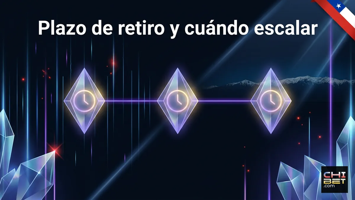 Línea de tiempo del plazo de retiro para comparar alternativas de casino en Chile